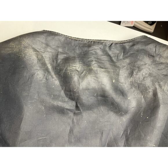 SUEDE LEATHER VEST SZ XL Black Greatland Apparel Western Biker Pockets - Picture 10 of 11